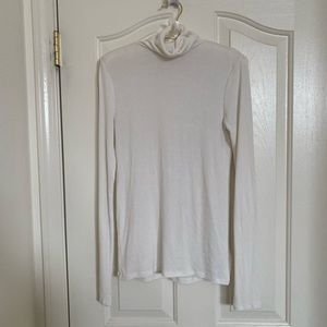 White long sleeve turtleneck